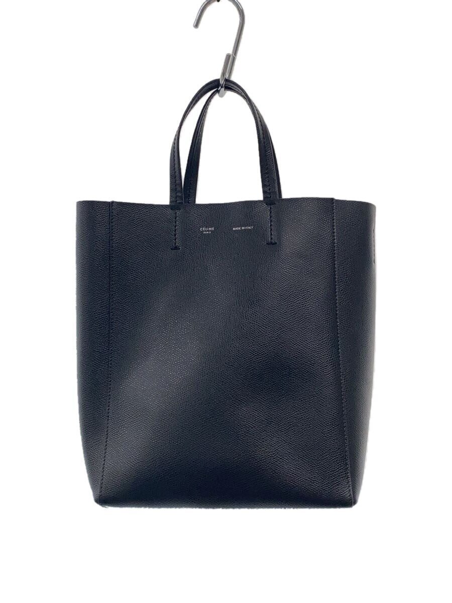 Celine Vertical Cabas Tote Leather Black